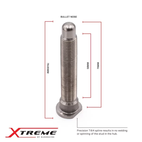 Blox Racing - Xtreme Honda Titanium Wheel Studs - Image 3