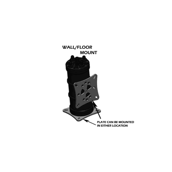 Radium Engineering - Fuel Surge Tank MTG Bracket - Universal Wall/Floor Mount - Image 2