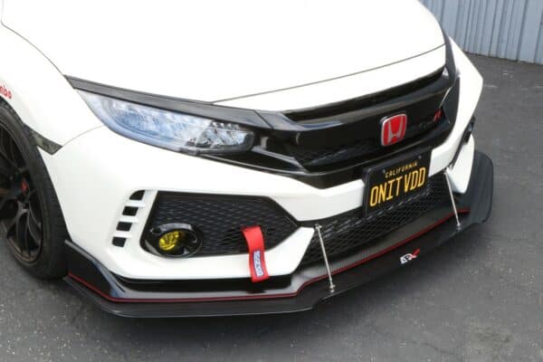 APR Performance - Carbon Fiber Wind Splitter With Rods Civic Type R FK8 - Image 4