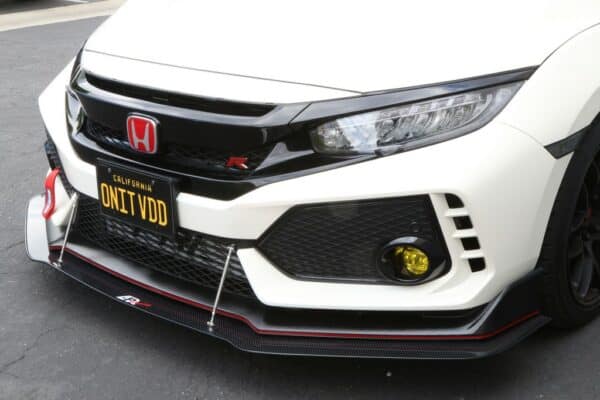 APR Performance - Carbon Fiber Wind Splitter With Rods Civic Type R FK8 - Image 6