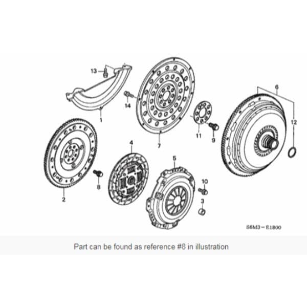 Honda OEM - K-Series Flywheel Bolt