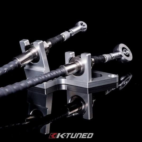 K-Tuned Race Version Shifter Cables (w/ Billet Transmission Bracket DC5/RSX) - Image 3