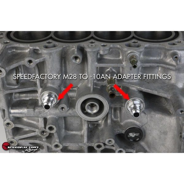 SpeedFactory Racing - M28 to - 10AN Aluminum Fitting - Image 2