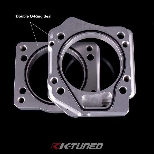 K-Tuned ZDX Throttle Body Adapter - RBC/RRC Bolt Pattern Manifolds to J37 - Image 5