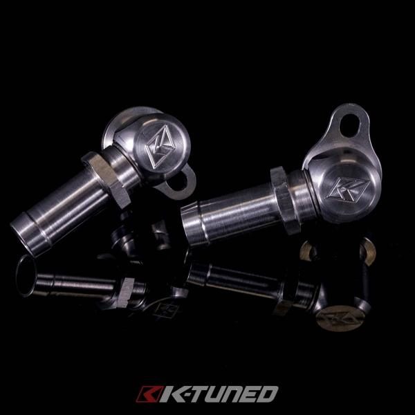 K-Tuned Oil Cooler Fittings (Side And Rear) with Hose end - Image 2