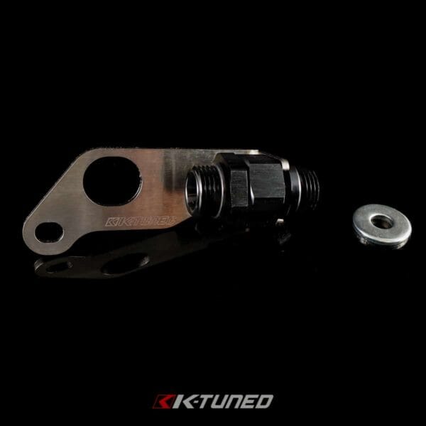 K-Tuned FPR Mount Bracket and Fitting - K-Tuned Fuel Rail w/8AN FPR - Image 2