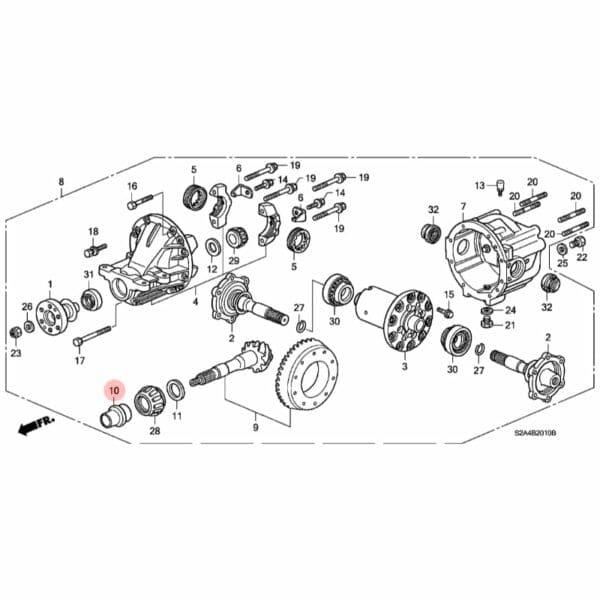 Honda OEM S2000 Differential Distance Piece/Collar