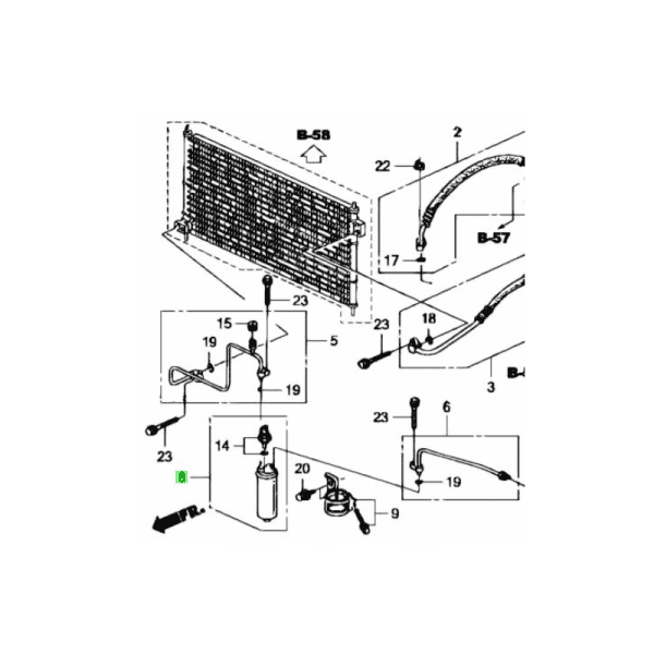Honda OEM - Honda S2000 AP2 04-09 Aircon Reciever Drier