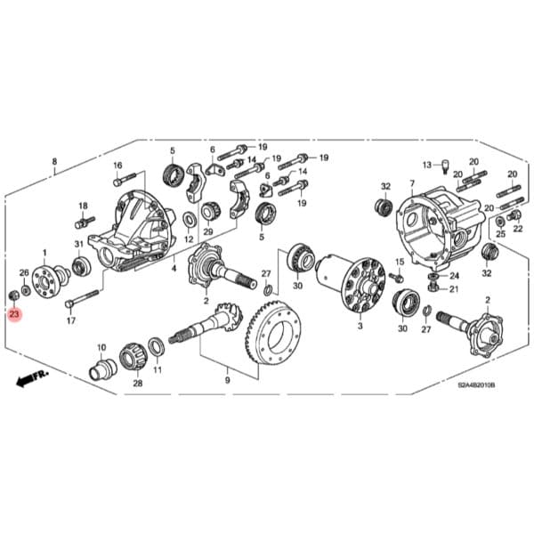 Honda OEM S2000 Differential Pinnon Nut
