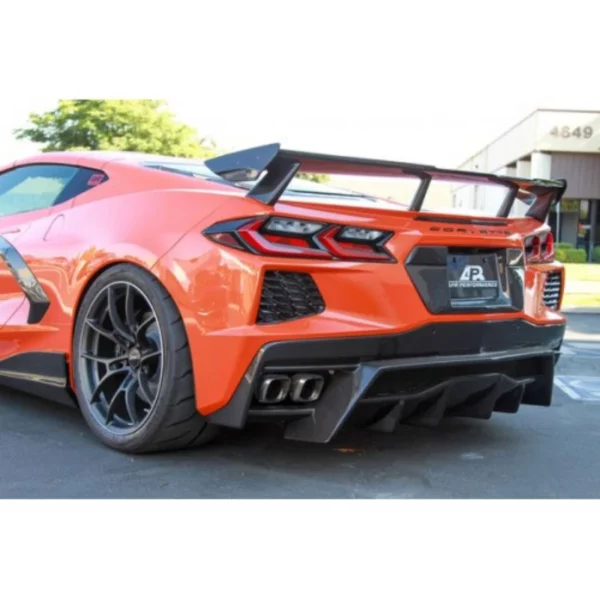 APR Performance - Carbon Fiber Rear Diffuser Corvette C8 2020+ - Image 6