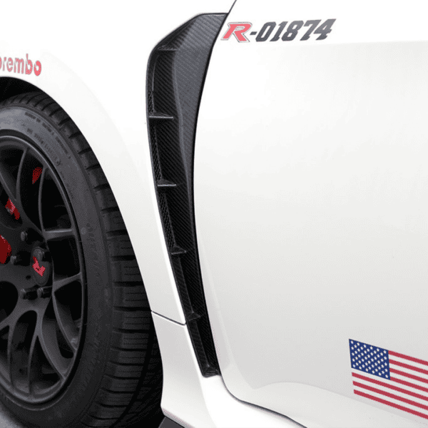APR Performance - Honda Civic FK8 Type R 17+ Carbon Fibre Fender Vents - Image 3