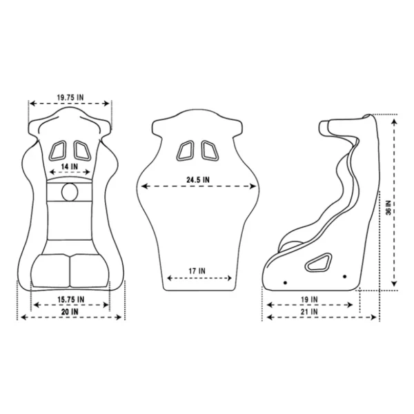 NRG Innovations - FIA Competition Seat Medium - Image 9