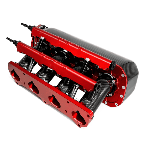 Pracworks Carbon - Honda K-Series Dual Injector Intake Manifold 20° Plenum - Image 3