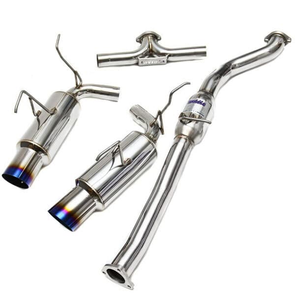 Invidia Dual N1 Catback Exhaust w/Ti Straight Cut Tips - Nissan 350Z Z33 02-09