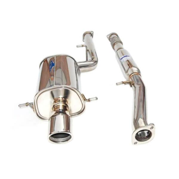 Invidia Q300 Cat back Exhaust w/SS Tip - Subaru WRX/STI GD 01-07