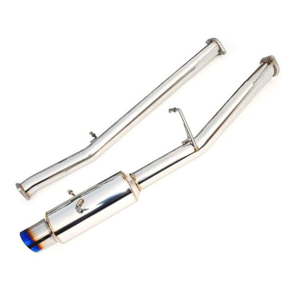 Invidia N1 Cat Back Exhaust Non Resonated w/Ti Tip - Subaru WRX/STI GD 01-07 - Image 2
