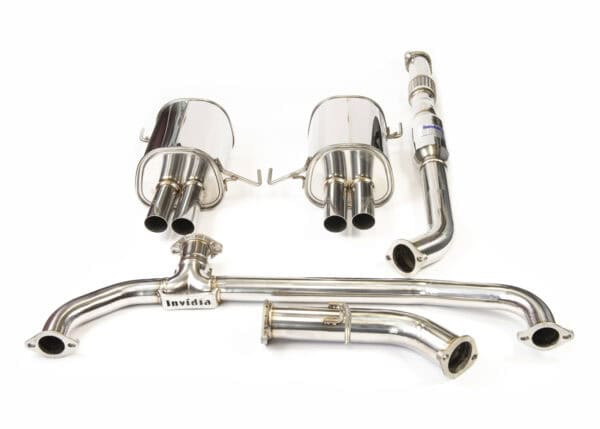 Invidia Q300 Cat Back Exhaust w/SS Straight Cut Tips - Subaru Liberty GT BL 04-09