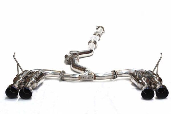 Invidia R400 Cat Back Exhaust w/Ti Straight Cut Tips - Subaru WRX 11-14/STI 08-14 (Hatch)