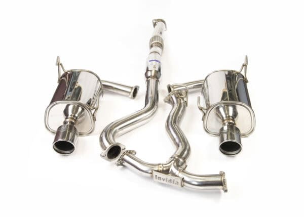 Invidia Q300 Cat Back Exhaust w/SS Tips - Subaru 08-10 WRX Sedan/Forester XT SH 08-13