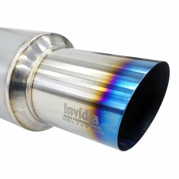 Invidia Titan G5 Titanium N1 Single Exit Cat Back Exhaust - Subaru WRX/STI 08-20 - Image 6