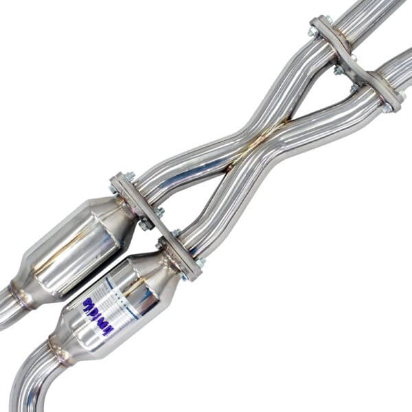 Invidia Gemini Cat Back Exhaust w/Black Signature Series tips - Nissan Skyline V35/Infiniti G35 V35 (Coupe) - Image 3