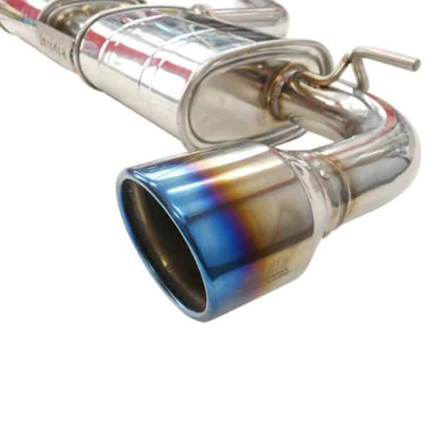 Invidia R400 Cat Back Exhaust w/Round Ti Rolled Tips - VW Golf GTI Mk7 - Image 7