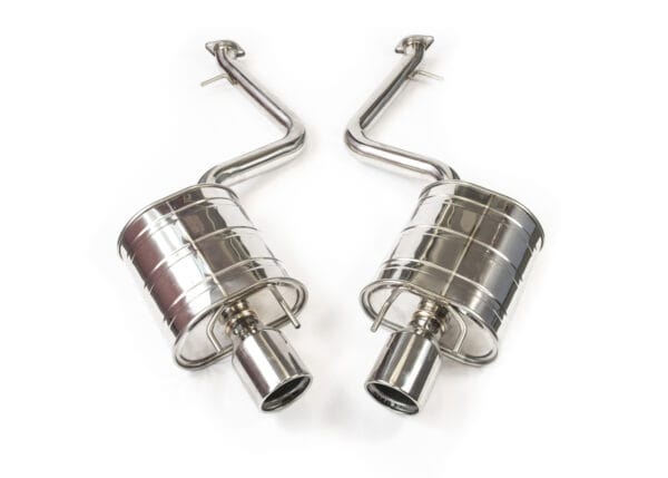 Invidia Q300 Diff Back Exhaust w/Stainless Rolled Tips - Lexus IS250 GSE30R 13-15/IS350 GSE31R 13-20