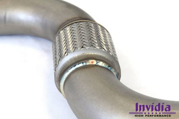 Invidia Down Pipe w/High Flow Cat - Ford Mustang Ecoboost FM/FN 15-20 - Image 3