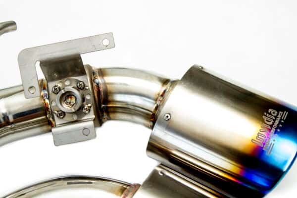 Invidia Q300 Valved Catback Exhaust w/Oval Ti Rolled Tips - VW Golf R Mk7 - Image 3