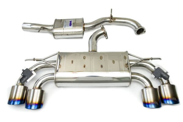 Invidia Q300 Valved Catback Exhaust w/Oval Ti Rolled Tips - VW Golf R Mk7
