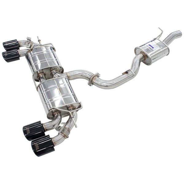 Invidia R400 "Signature Edition" Valved Cat Back Exhaust w/Oval Black Tips - VW Golf R Mk7 - Image 2