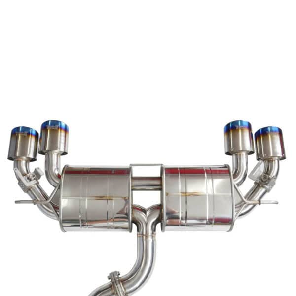 Invidia R400 Valved Cat Back Exhaust w/Oval Ti Tips - VW Golf R Mk7 - Image 3