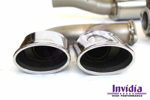 Invidia Q300 Non-Valved Catback Exhaust w/Oval SS Rolled Tips - VW Golf R Mk7 - Image 2