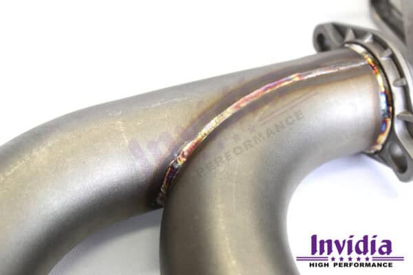 Invidia Q300 Non-Valved Catback Exhaust w/Oval SS Rolled Tips - VW Golf R Mk7 - Image 3