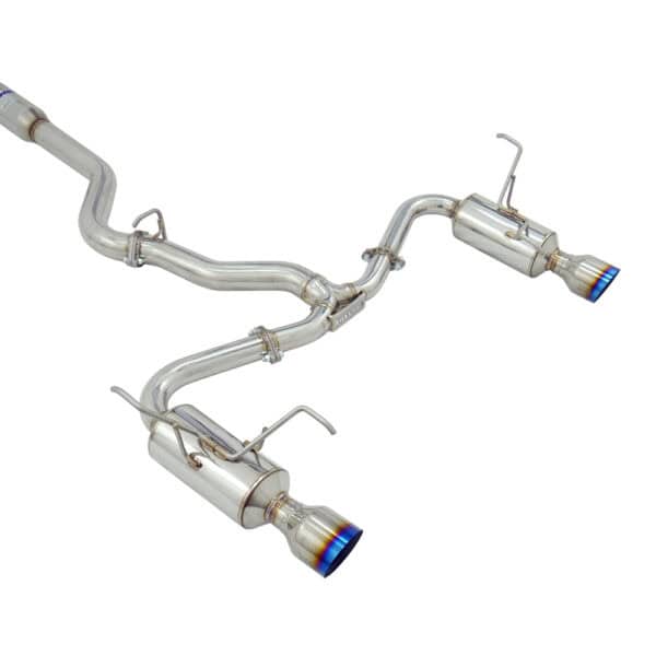Invidia R400 Cat Back Exhaust w/Ti Tips - Subaru WRX 08-10 Sedan/Forester XT 08-18 - Image 2