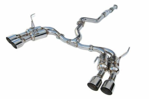 Invidia R400 Cat Back Exhaust w/SS Straight Cut Tips - Subaru WRX/STI 11-21