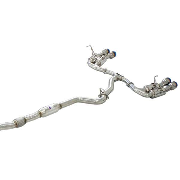 Invidia R400 Cat Back Exhaust w/Ti Straight Cut Tips - Subaru WRX/STI 11-21 - Image 3