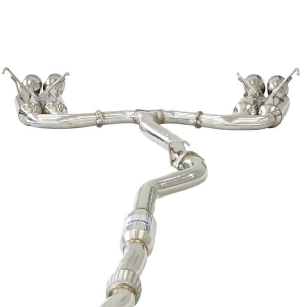 Invidia R400 Cat Back Exhaust w/Ti Straight Cut Tips - Subaru WRX/STI 11-21 - Image 4