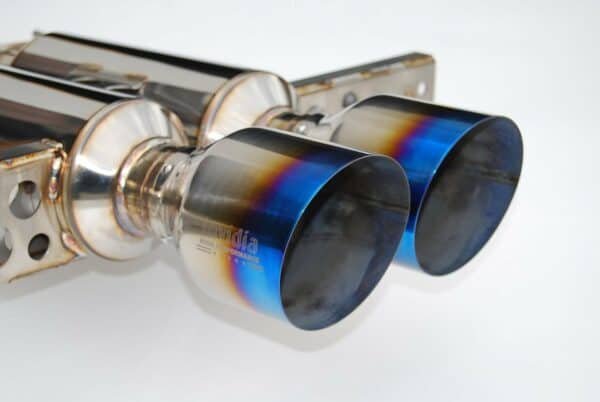 Invidia R400 Cat Back Exhaust w/Ti Tips - Honda Civic RS FK7 16-20 (1.5T Centre Exit) - Image 2