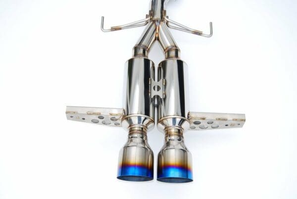 Invidia R400 Cat Back Exhaust w/Ti Tips - Honda Civic RS FK7 16-20 (1.5T Centre Exit) - Image 4