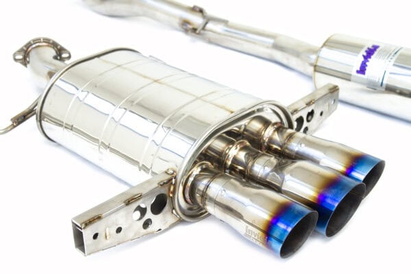 Invidia Q300 70mm Cat Back Exhaust w/Ti Tips - Honda Civic RS FK7 16-20 (1.5T Centre Exit) - Image 2