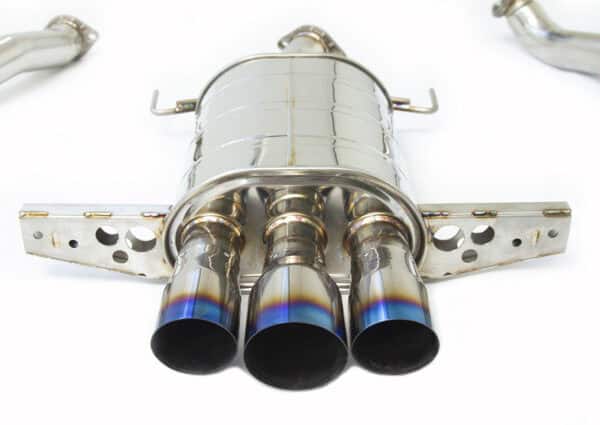 Invidia Q300 70mm Cat Back Exhaust w/Ti Tips - Honda Civic RS FK7 16-20 (1.5T Centre Exit) - Image 3
