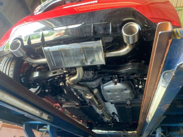 Invidia Q300 Cat Back Exhaust w/Ti Tips - Toyota Yaris GR XPA16R - Image 7