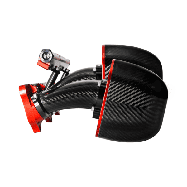 Pracworks Carbon - Honda K-Series Lowered Intake Manifold 20° Plenum - Image 4