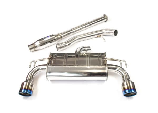 Invidia Q300 O2 Back Exhaust w/Ti Tips - Mitsubishi Evo X CZ4A