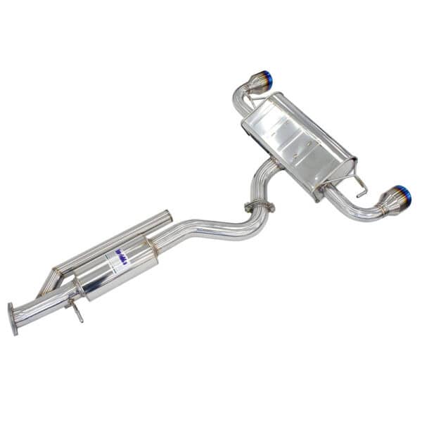 Invidia Q300 O2 Back Exhaust w/Catless Front Pipe, Ti Tips - Toyota Yaris GR XPA16R - Image 3