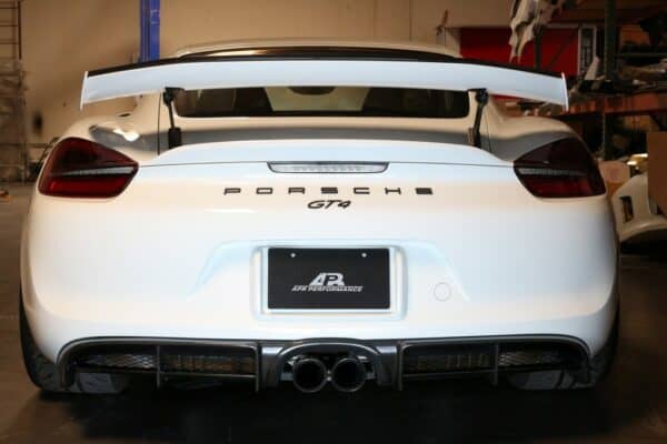 APR Performance - Carbon Fiber Rear Valance Porsche Cayman GT4 15-16 - Image 3