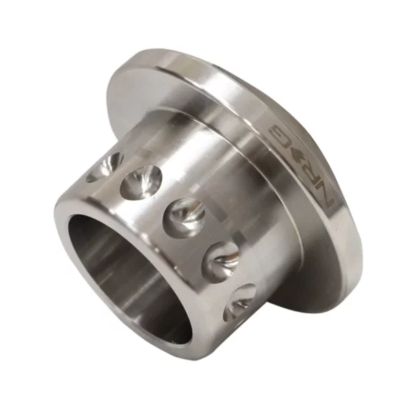 NRG Innovations - Short Spline Adapter - Stainless Steel Welded hub adapter with 3/4" clearance - Image 2