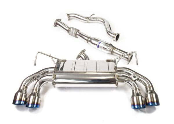 Invidia Q300 Turbo Back Exhaust w/Ti Tips - Subaru 11-14 WRX/08-14 STI (Hatch)