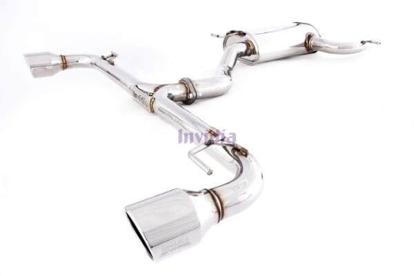 Invidia Q300 Turbo Back Exhaust w/Ti Tips - VW Golf GTI Mk6